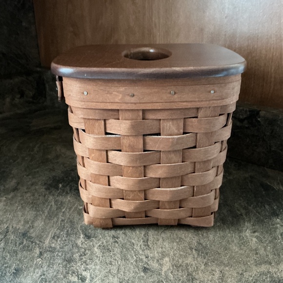 Longaberger Tall Tissue Basket Set - Picture 5 of 9